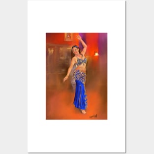 Hiedra the belly dancer Posters and Art